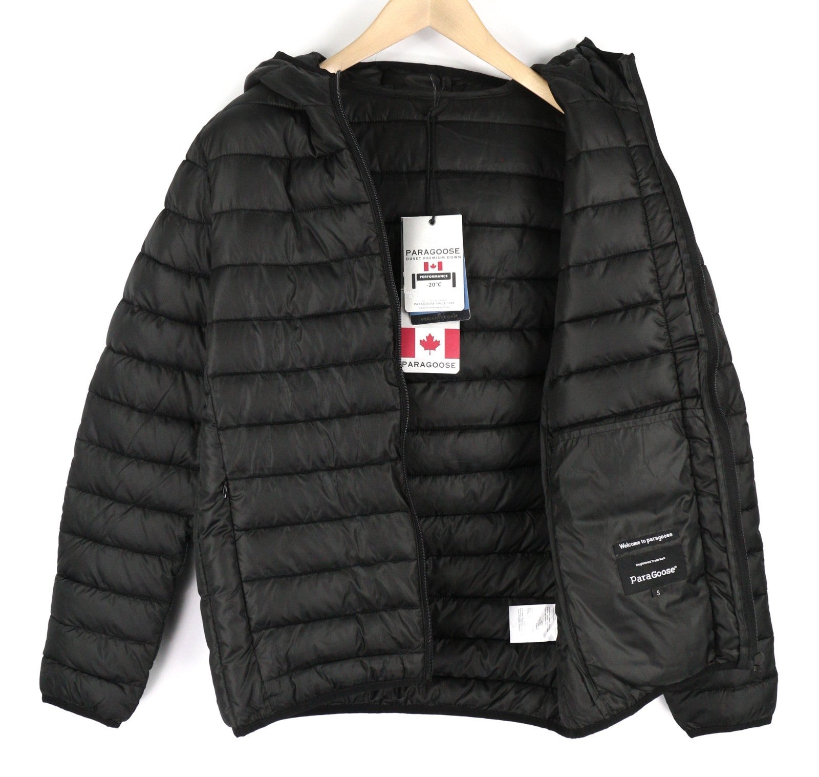 PARAGOOSE Theo Men Jacket S Windproof Water Resistant Insulated Breathable