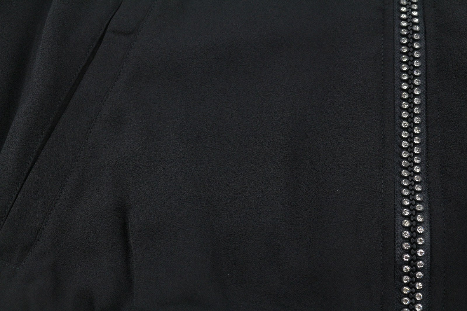 DIESEL G-Absol-L Women Jacket L Black Lightweight Bomber Zip Lined RRP250