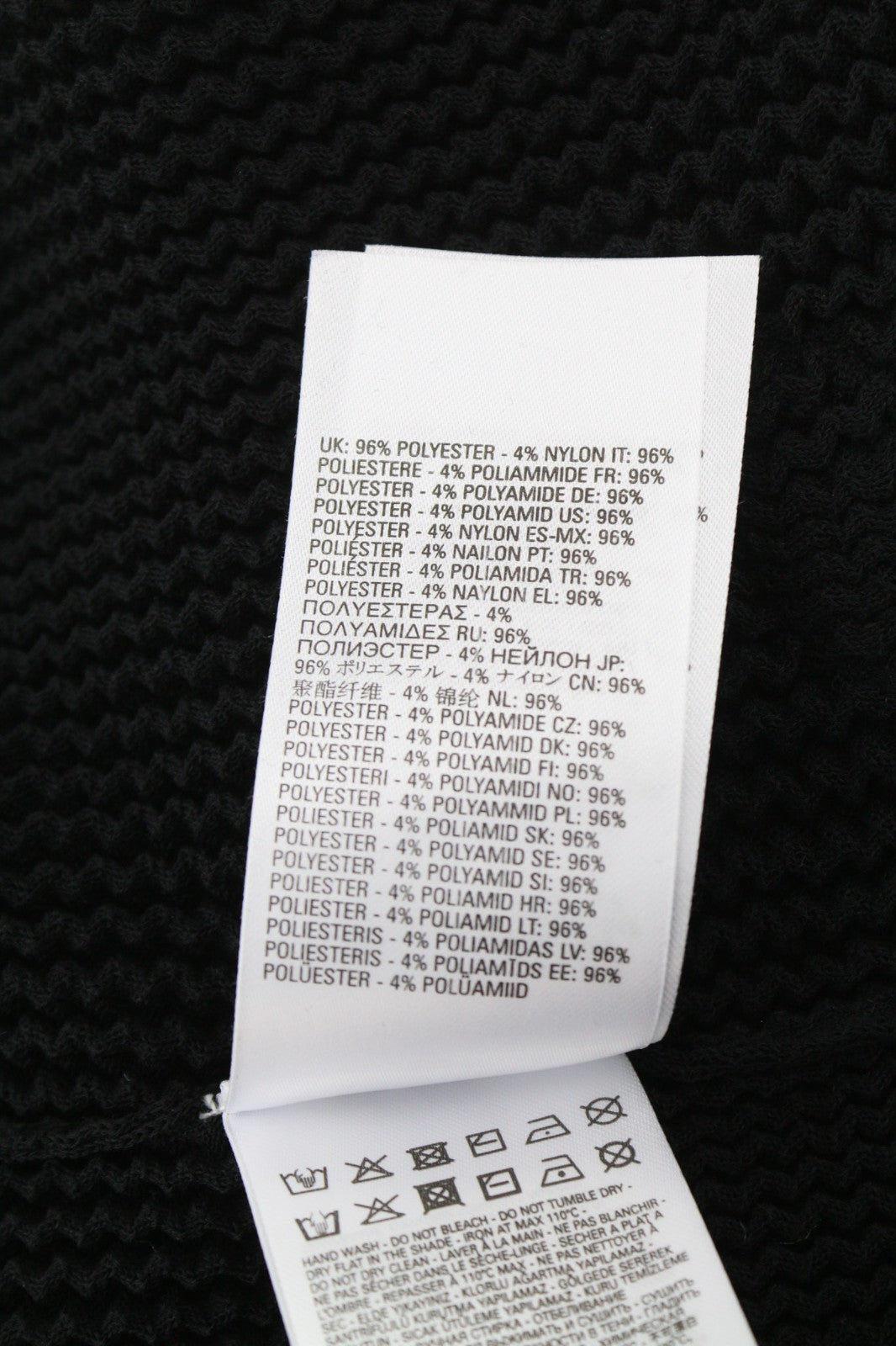 DIESEL M-Arianne Women Jumper L Black Stretch Knit Pullover Crew Neck RRP175