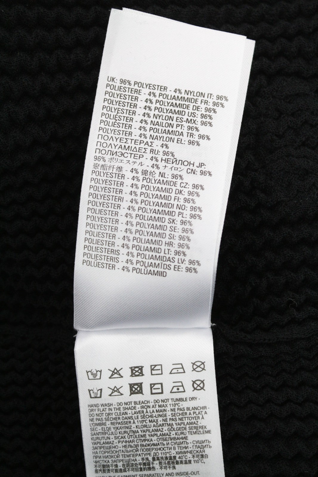 DIESEL M-Arianne Women Jumper M Black Stretch Knit Pullover Crew Neck RRP175