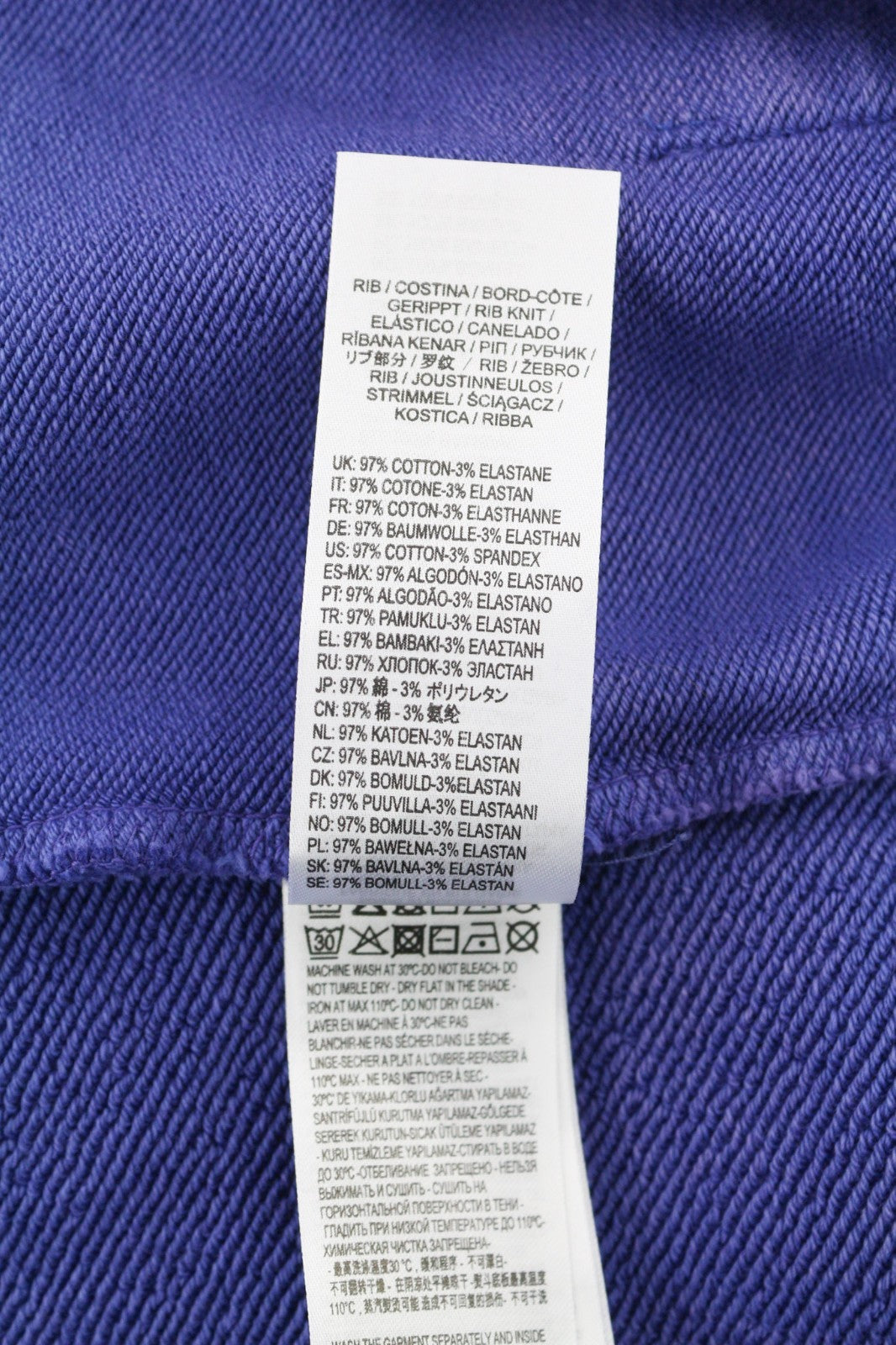 DIESEL F-Mikky Women Hoodie M Blue Washed Hooded Asym Pocket Strap RRP195