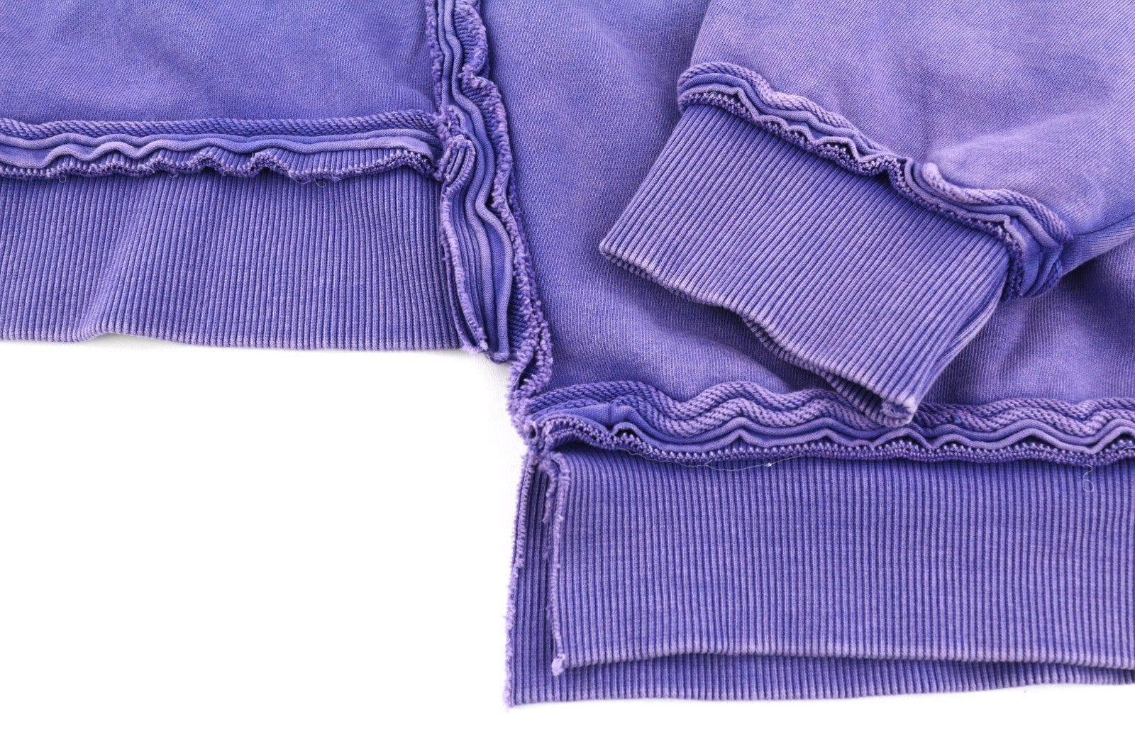 DIESEL F-Mikky Women Hoodie XL Blue Washed Hooded Asym Pocket Strap RRP195