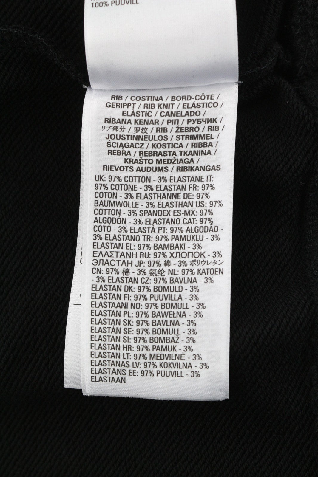 DIESEL F-Reggy-Hood Women Hoodie S Black Pullover Logo Straps Long Sleeve RRP175