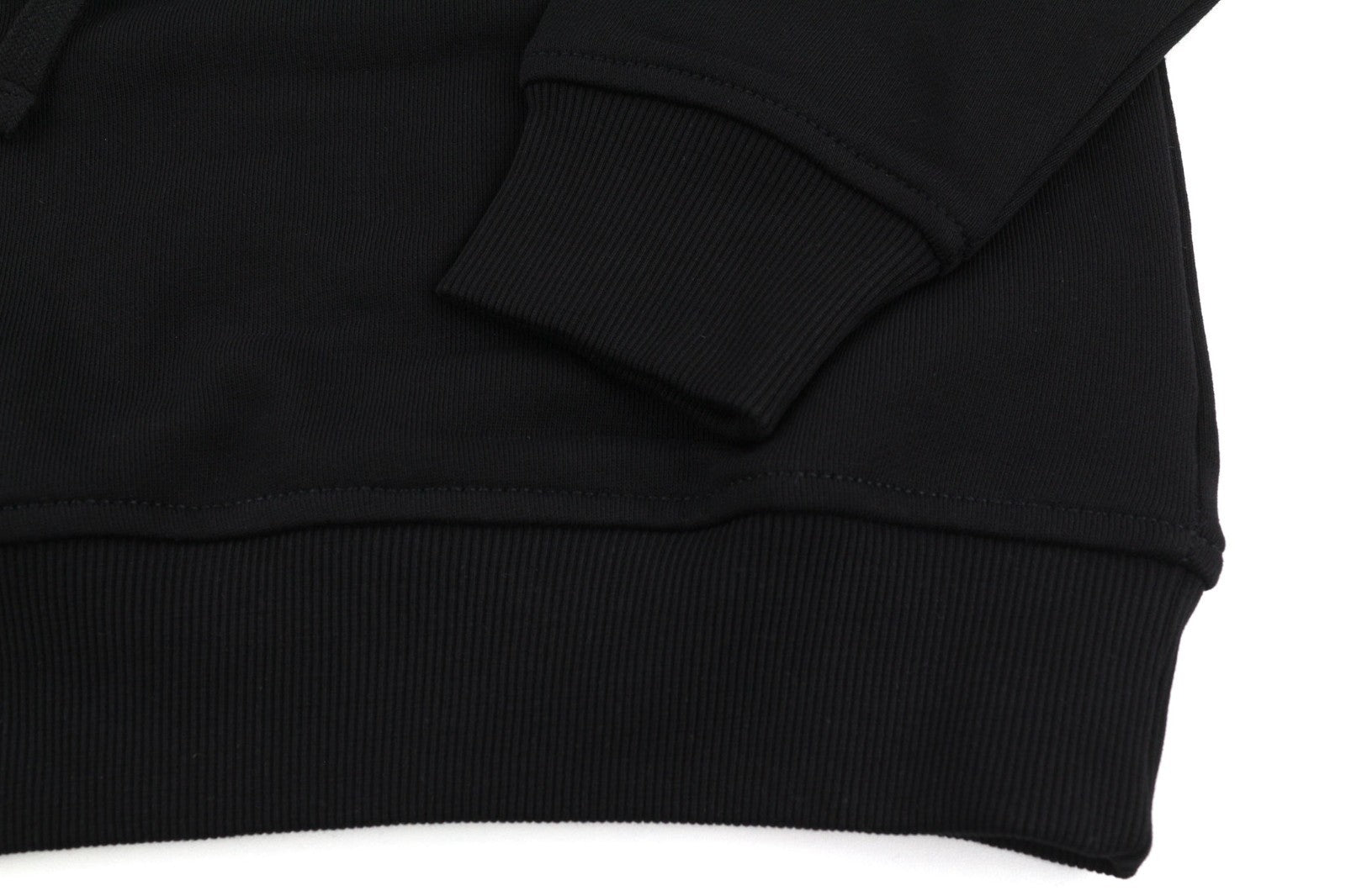 DIESEL F-Reggy-Hood Women Hoodie S Black Pullover Logo Straps Long Sleeve RRP175