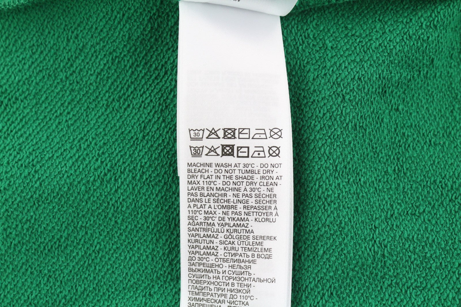 DIESEL S-Balirib Men Hoodie XS Green Pullover Kangaroo Straps Long Sleeve RRP175