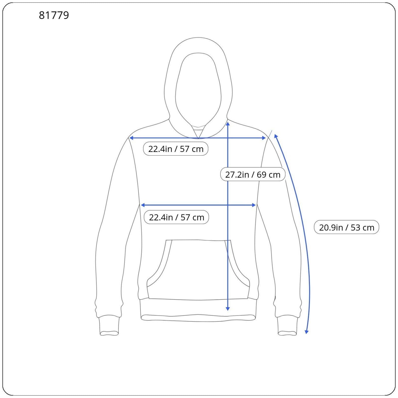 DIESEL S-Ummer-B2 Men Hoodie XS Blue Pullover Kangaroo Strap Long Sleeve RRP150