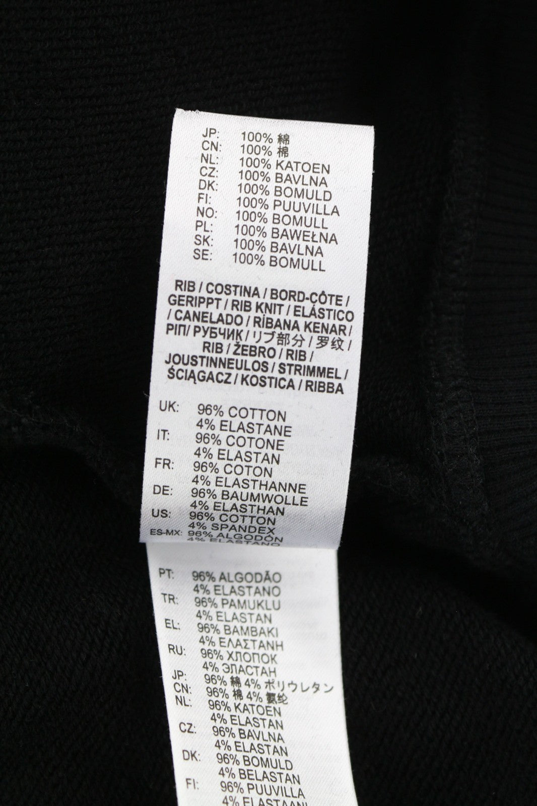 DIESEL F-Kral-B1 Women Hoodie S Black Cropped Pullover Logo Long Sleeve