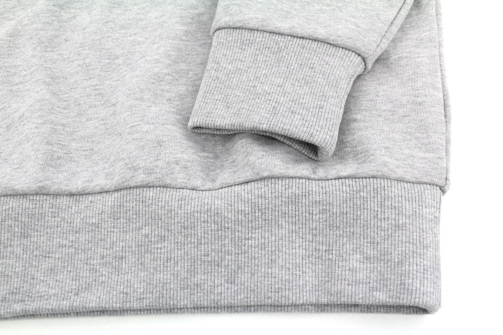 DIESEL S-Girk Men Sweatshirt S Grey Melange Pullover Crew Neck Logo Sleeve