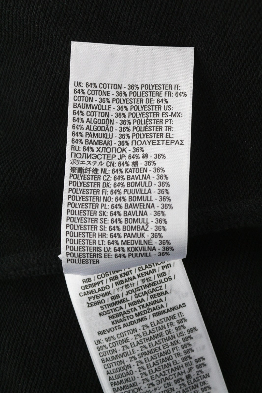 DIESEL Amst-Baweey Men Sweatshirt S Black 55DSL Pullover Crew Logo RRP€155