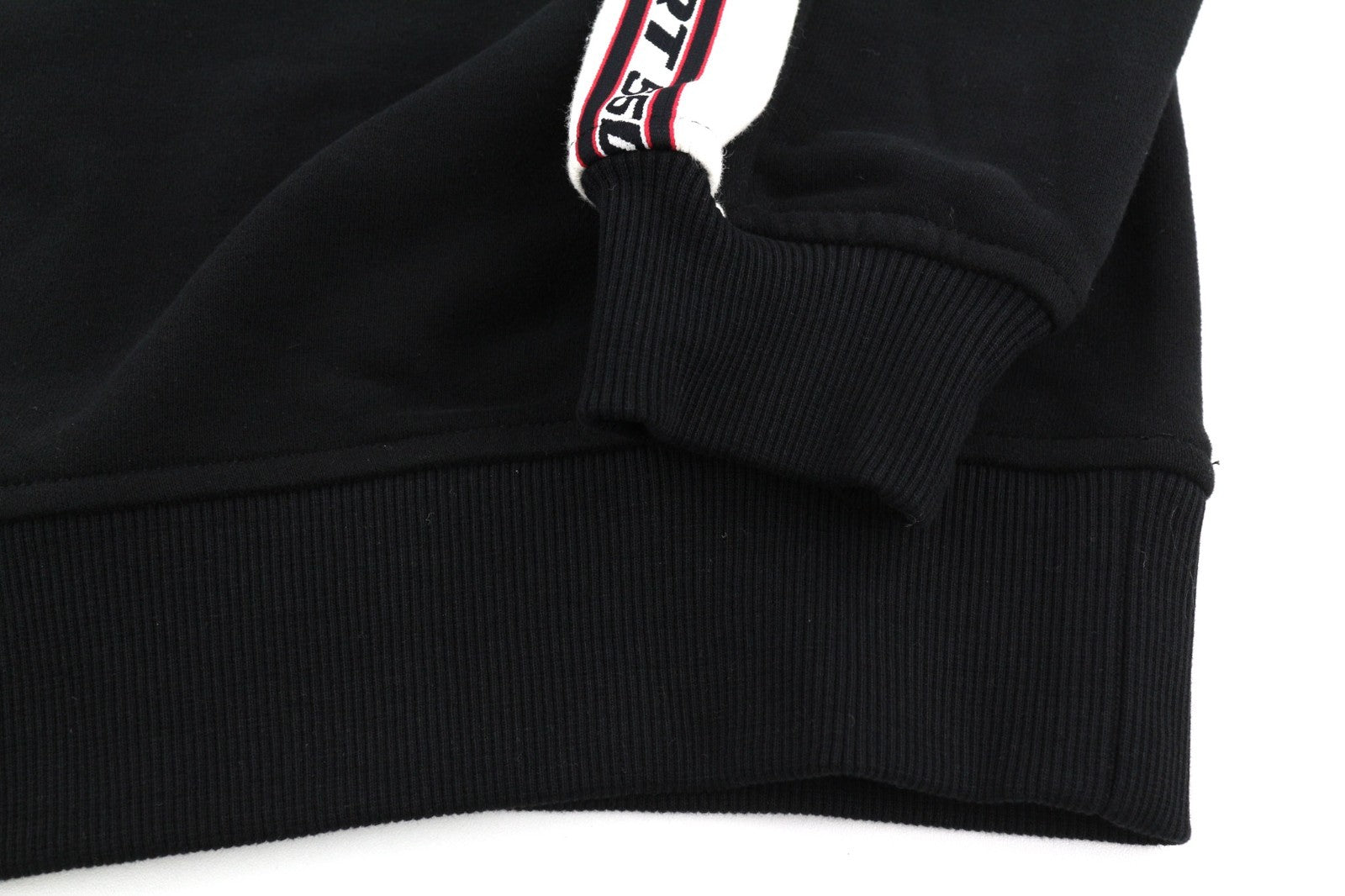 DIESEL Amst-Baweey Men Sweatshirt S Black 55DSL Pullover Crew Logo RRP€155