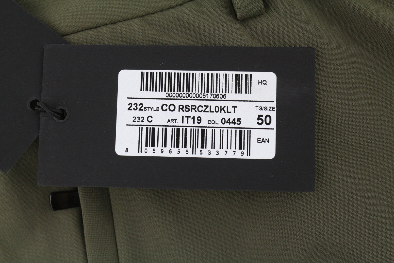 PT TORINO Gamma Men's Trousers 50 W35 Khaki Slim Cargo Stretch Zip Fly Pockets