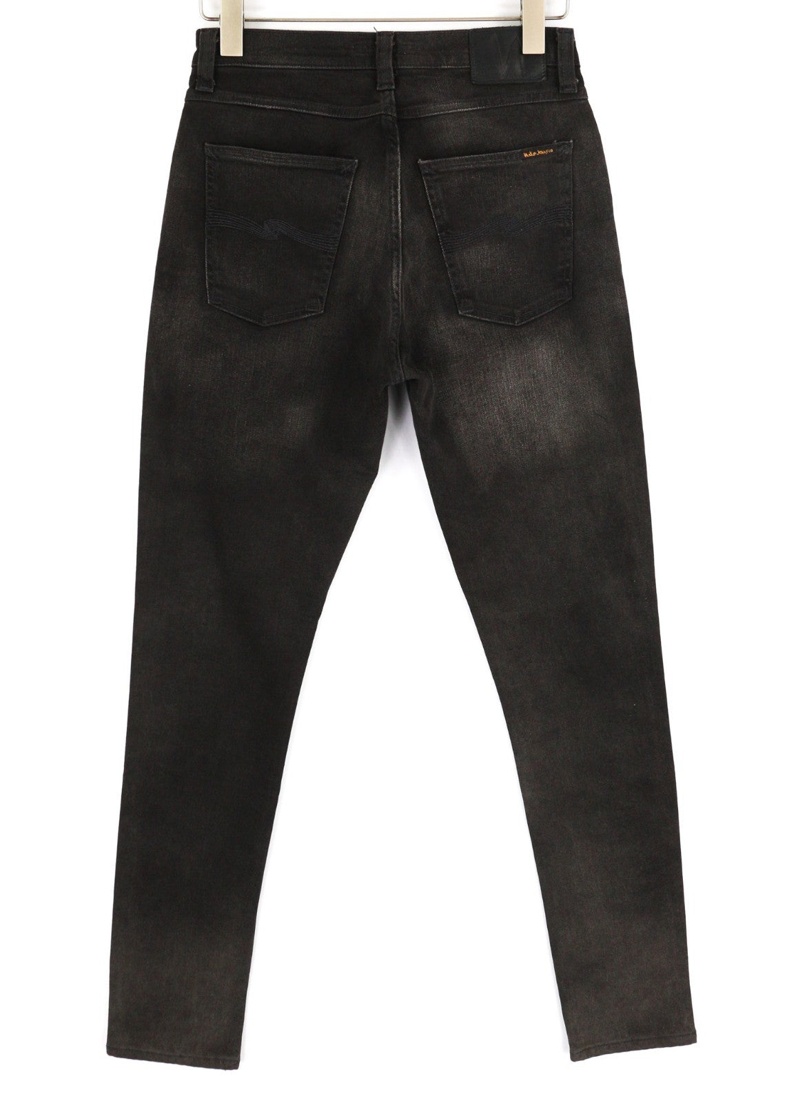 NUDIE JEANS Pipe Led Men's Jeans W30/L32 Grey Marble Organic Skinny Washed Zip