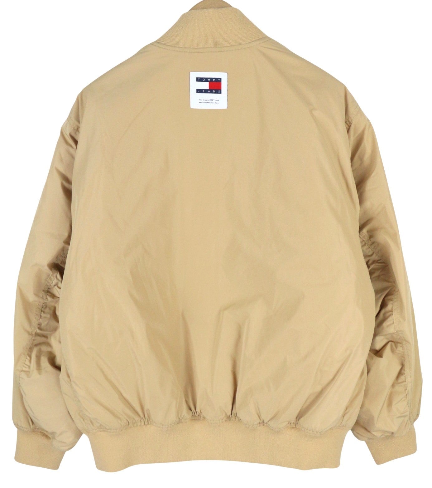 TOMMY HILFIGER Classics Bomber Men Jacket XL Beige Padded Full Zip Bomber RR209