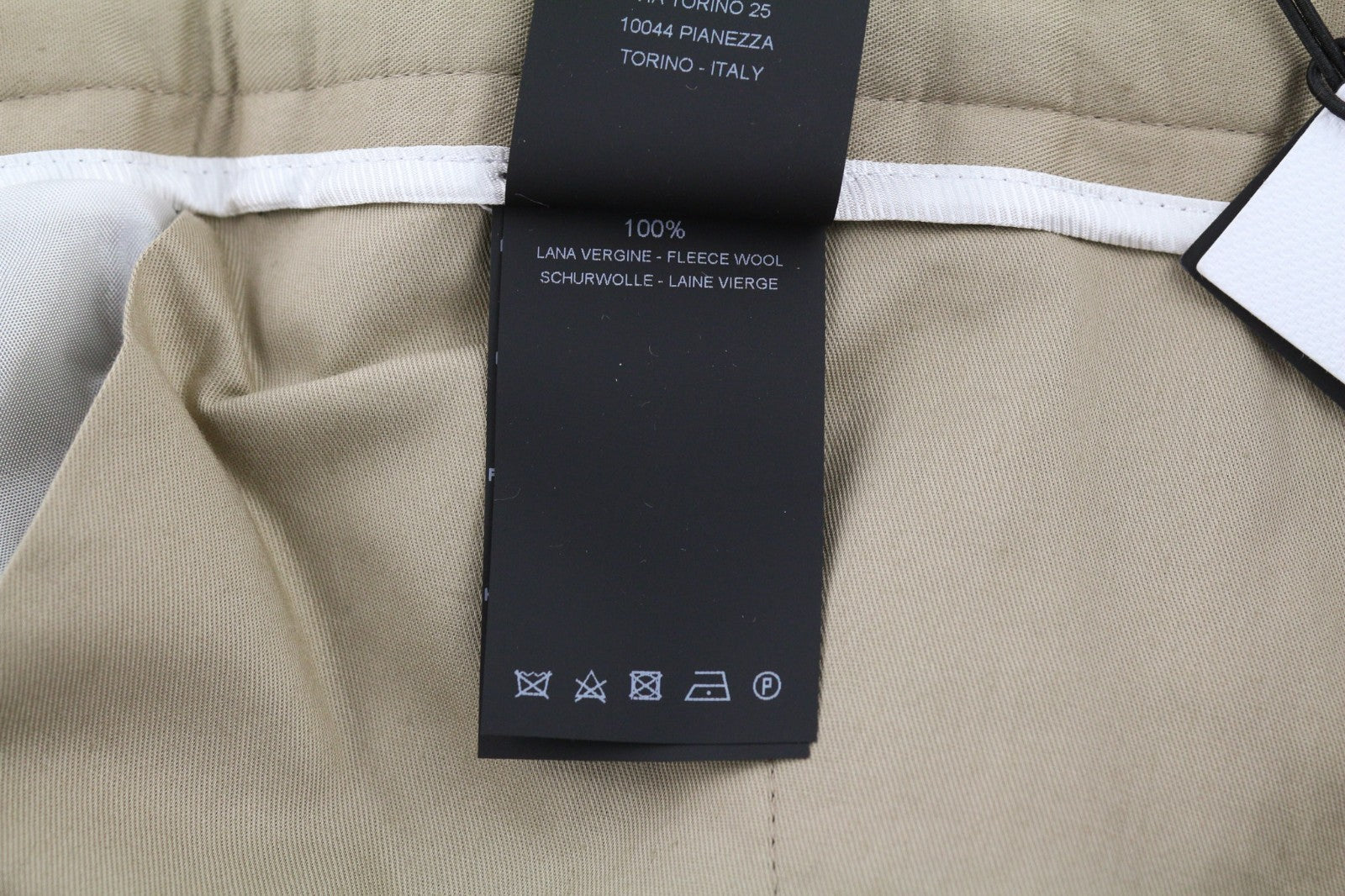 PT TORINO Men's Trousers 52 W37 Freedom Fit Grey Brown Wool Patterned Pleated