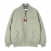 TOMMY HILFIGER Classics Bomber Men Jacket L Faded Willow Padded Bomber RRP260
