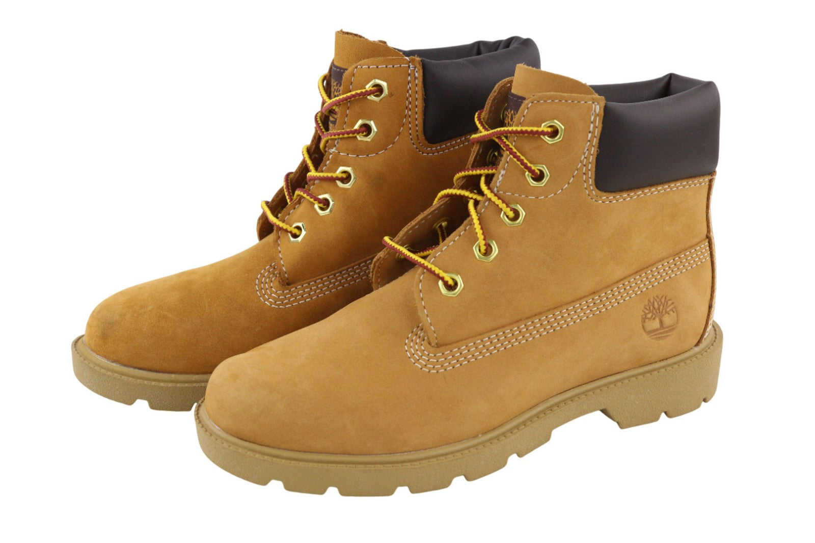 TIMBERLAND 10760-A5625 Boys Shoes EU34 Brown Leather High-Top Outdoor Boots