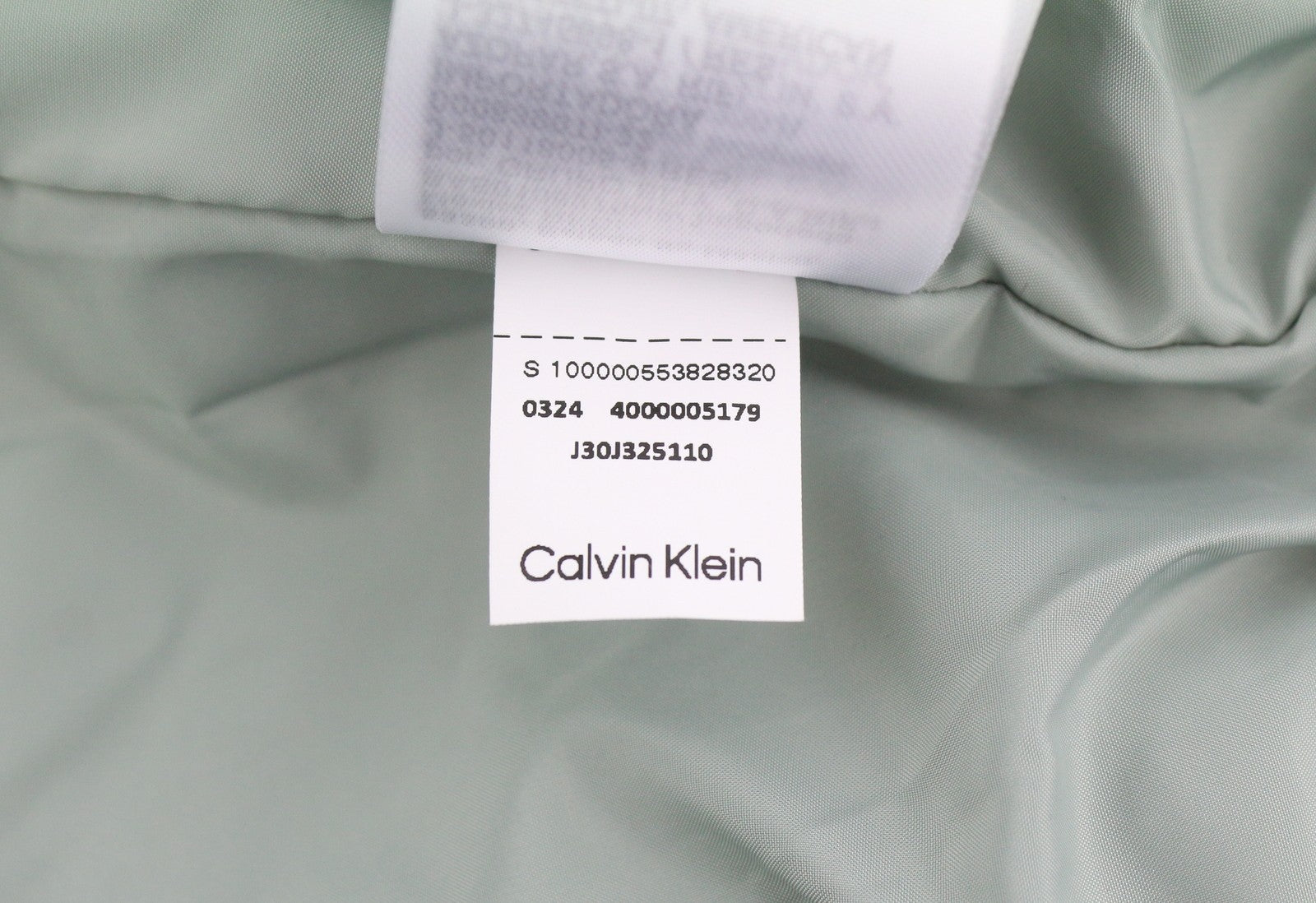 CALVIN KLEIN Men Jacket S Slate Grey Insulated Full Zip Logo Bomber RRP129