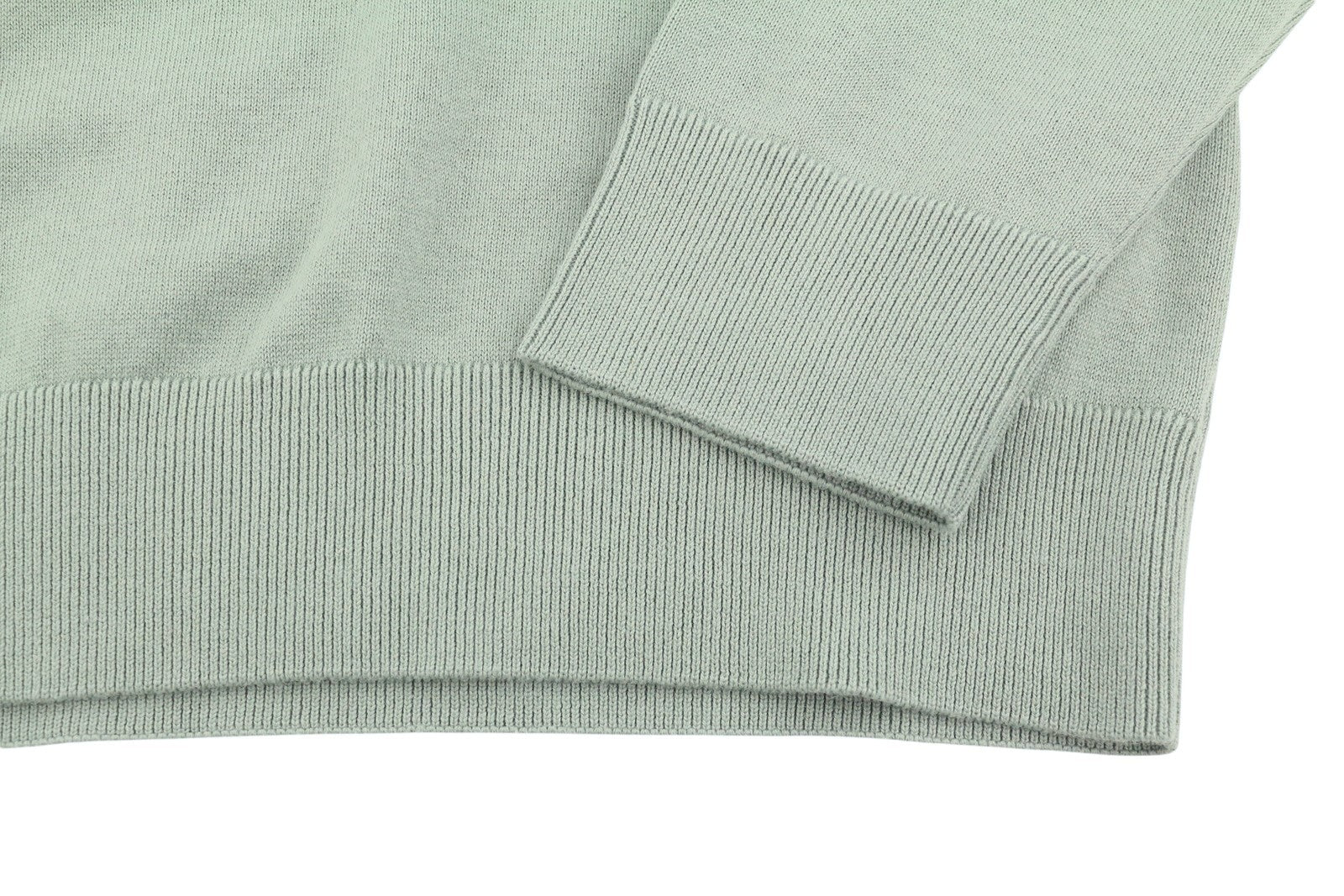 CALVIN KLEIN Cotton Silk Blend Men Jumper S Slate Grey Crew Neck Knit Pullover