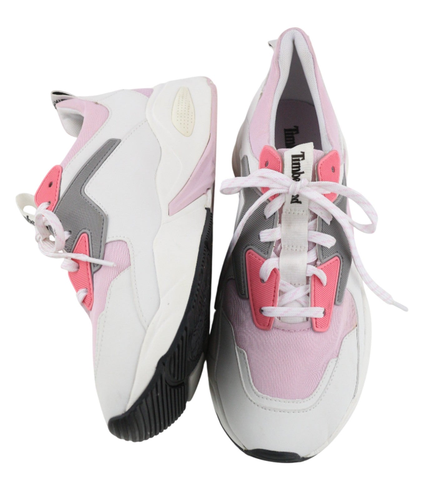 TIMBERLAND A2FM5-A4519 Women's Trainers EU38.5/39 Pink White Low-Top Textile
