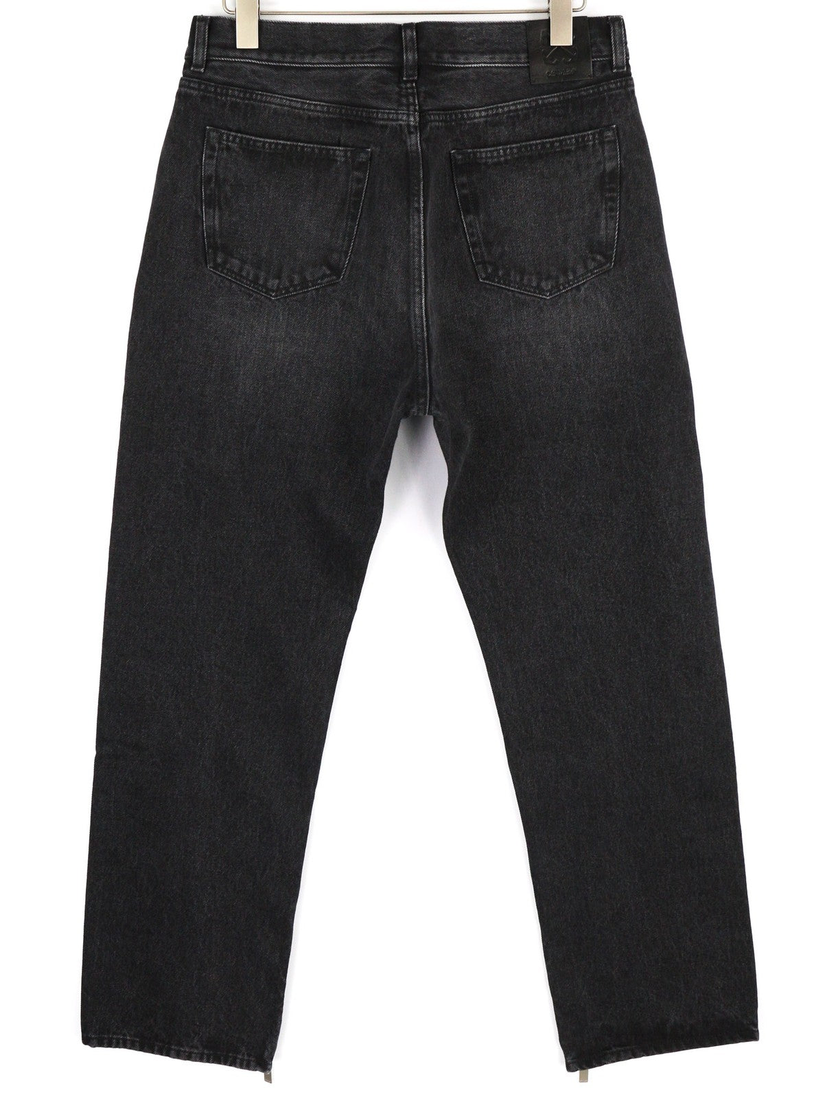 OFF-WHITE Men's Jeans W30 Vintage Black Skate Fit Zip Detail Button Fly RRP550