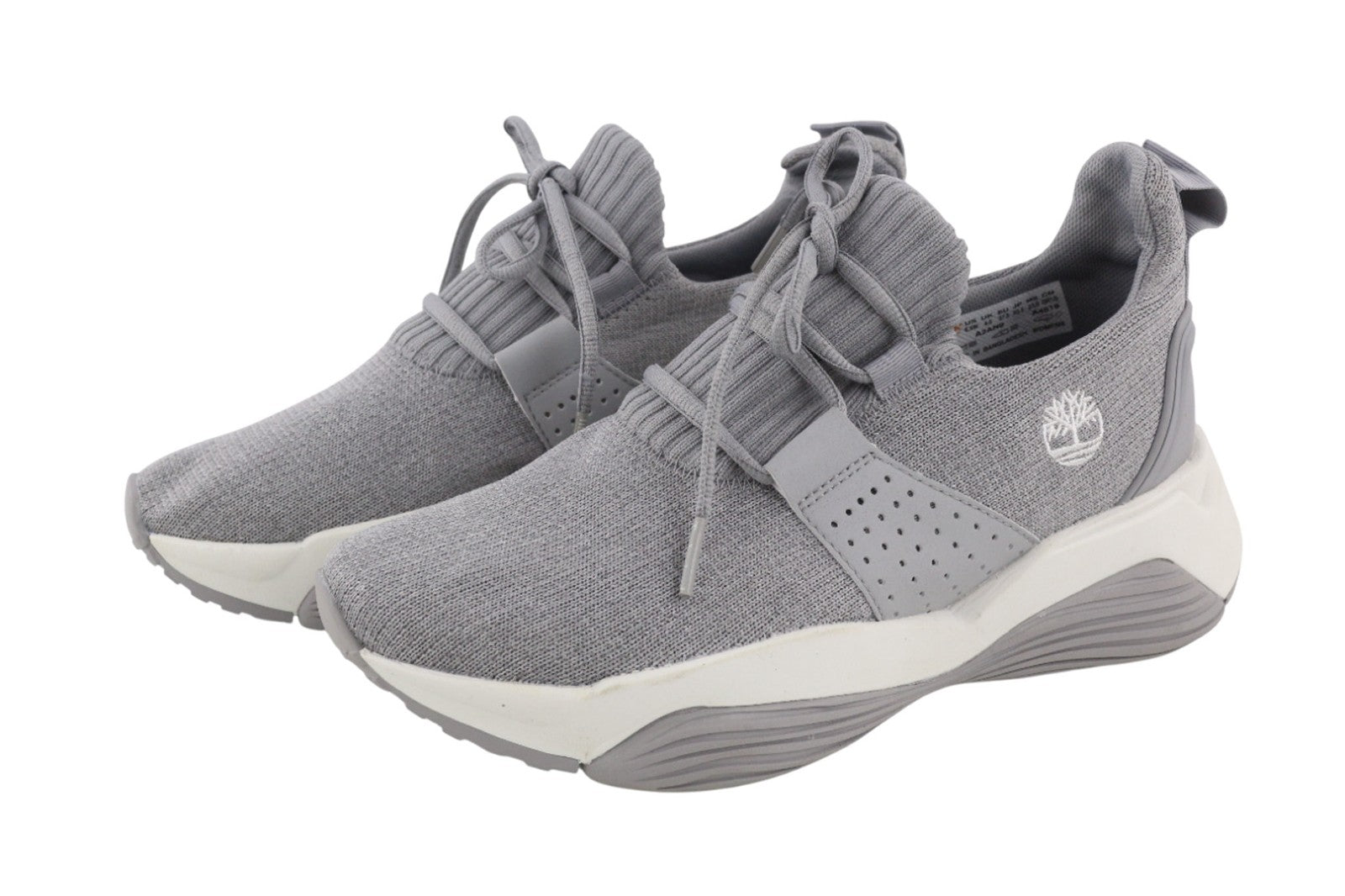 TIMBERLAND A2AN9-A4519 Women's Trainers EU37.5/38 Grey Textile Low-Top Sneakers