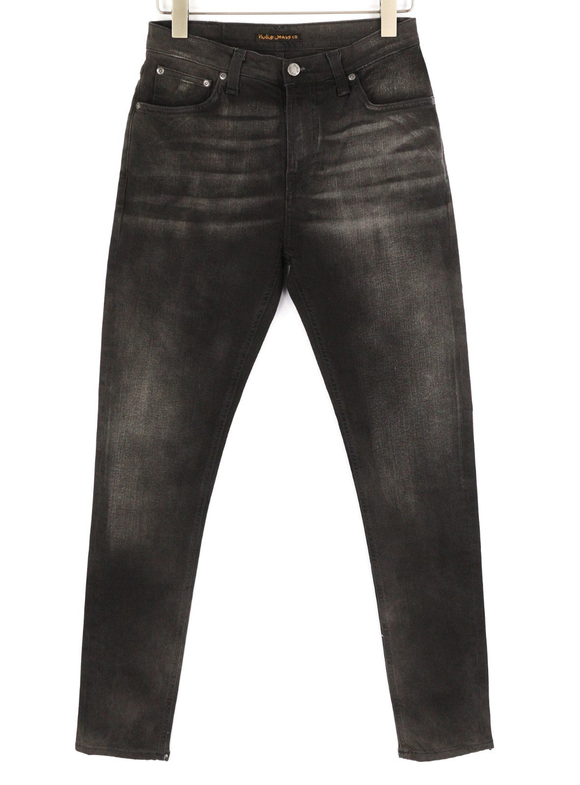 NUDIE JEANS Pipe Led Men's Jeans W30/L32 Grey Marble Organic Skinny Washed