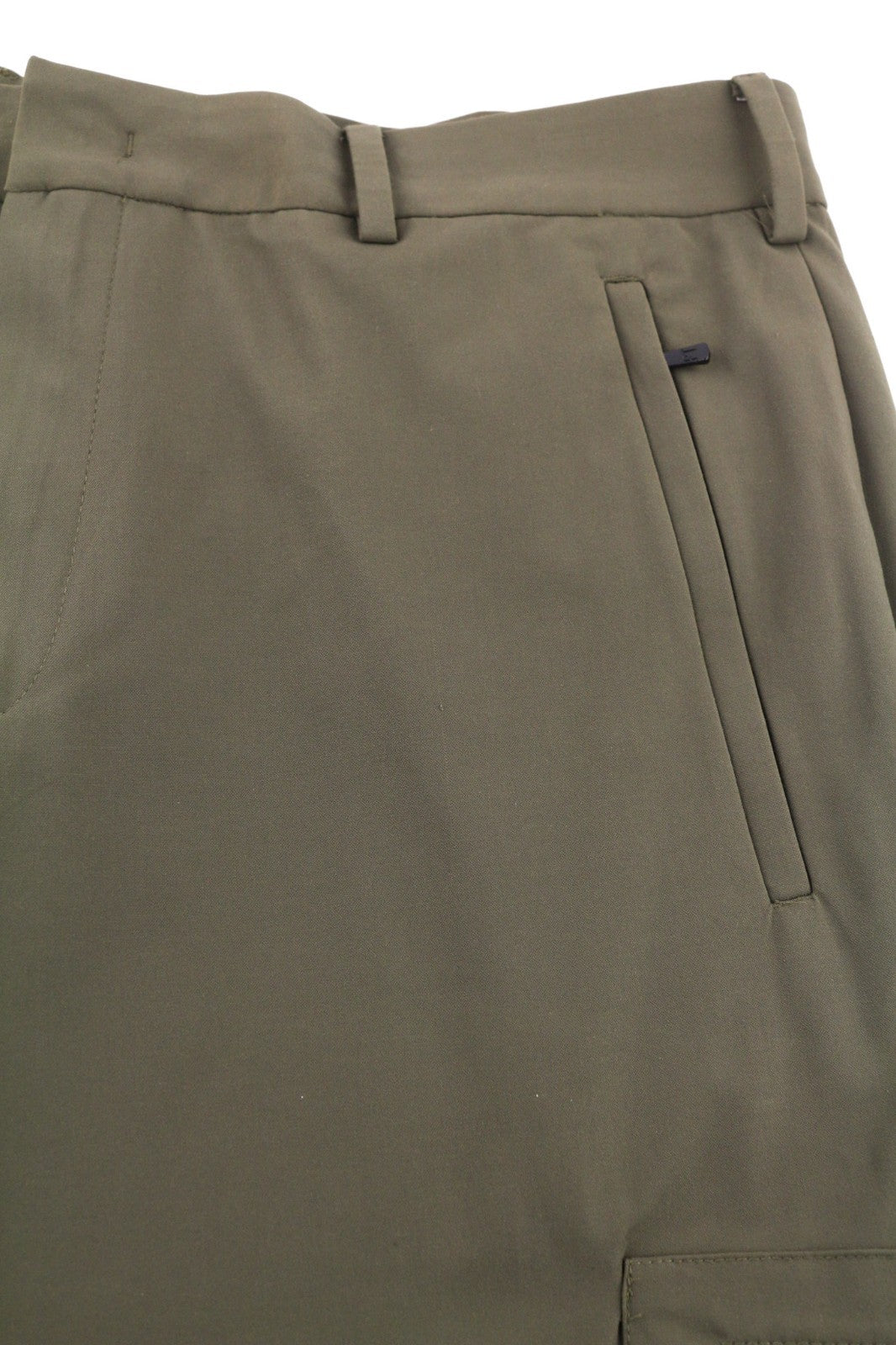 PT TORINO Gamma Men's Trousers 50 W35 Khaki Slim Cargo Stretchy Zip Pockets