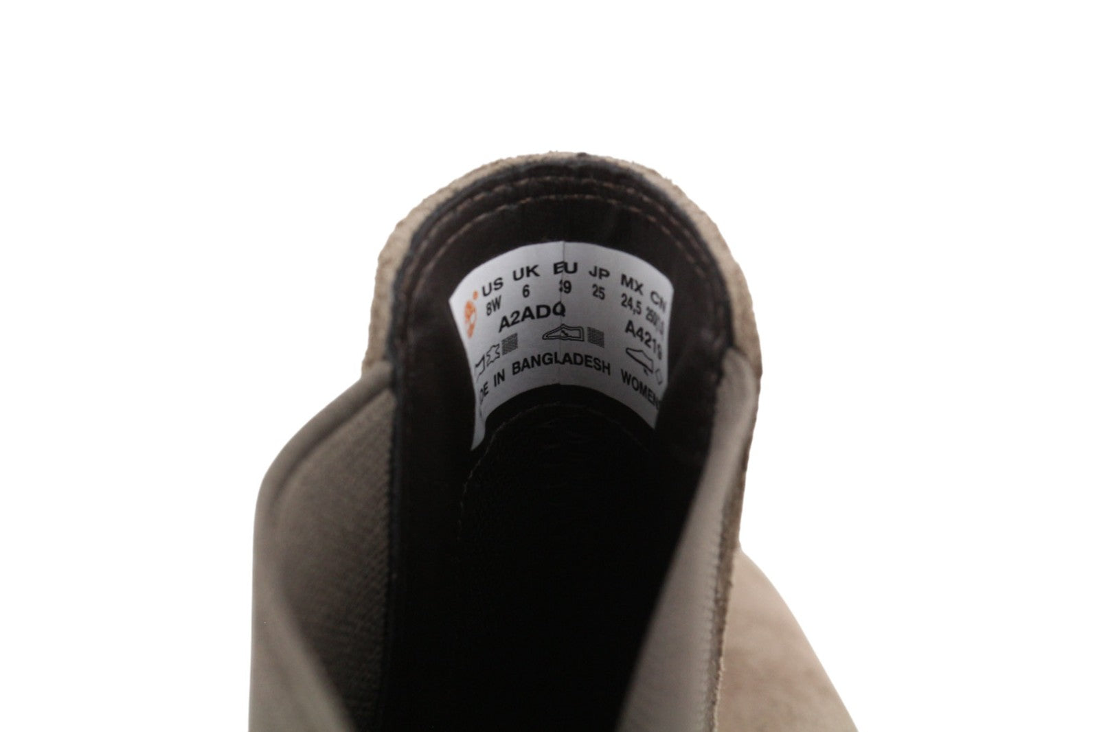 TIMBERLAND A2ADQ-A4219 Women's Shoes EU39/39.5 Brown Grey Leather Ankle Boots