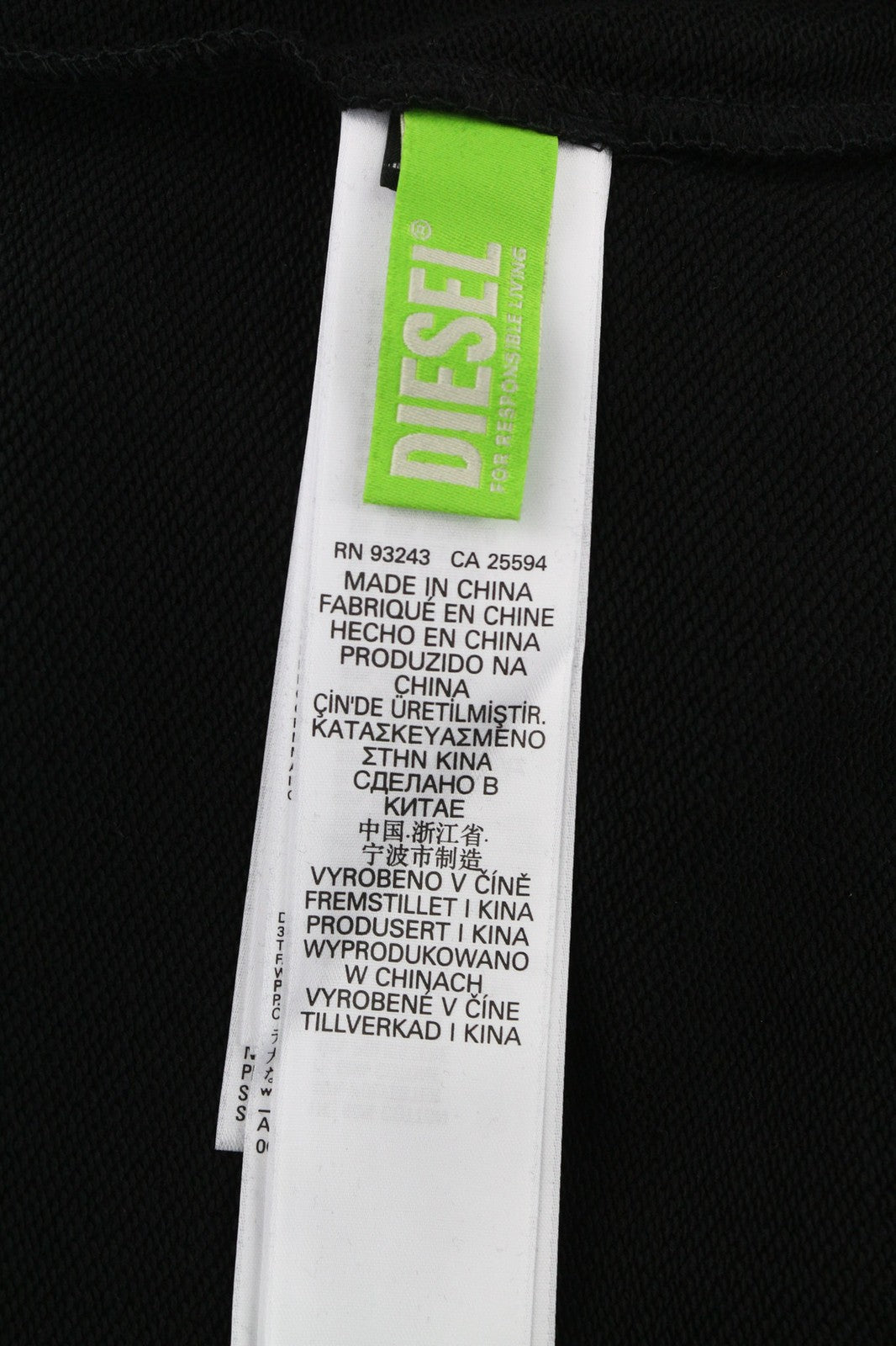 DIESEL S-Ummer-B2 Men's Hoodie S Black Logo Pullover Long Sleeve RRP150 Unisex