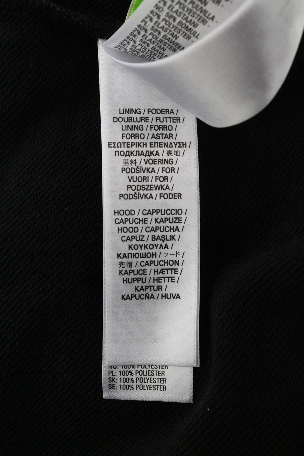 DIESEL S-Ummer-B2 Men's Hoodie XS Black Logo Pullover Kangaroo Pocket RRP150