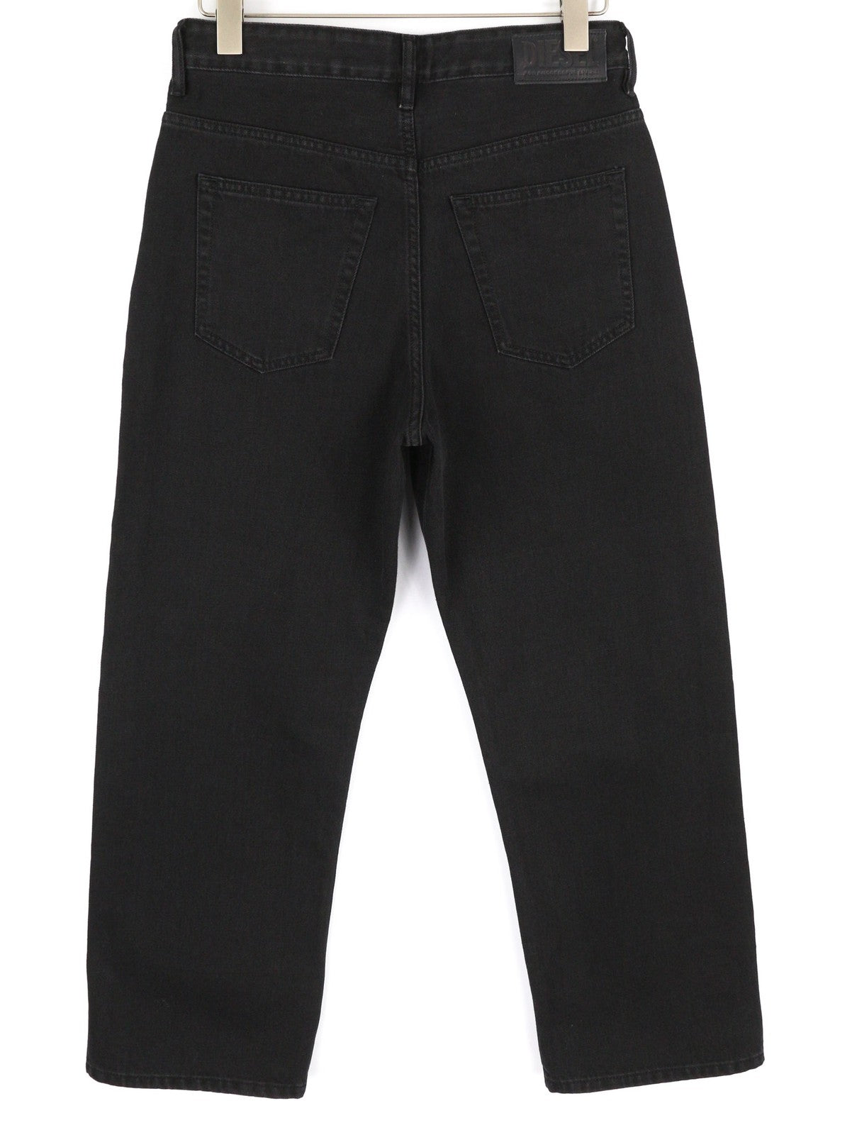 DIESEL D-Reggy 009RL Women's Jeans W27/L30 Black Straight Pure Cotton Everyday