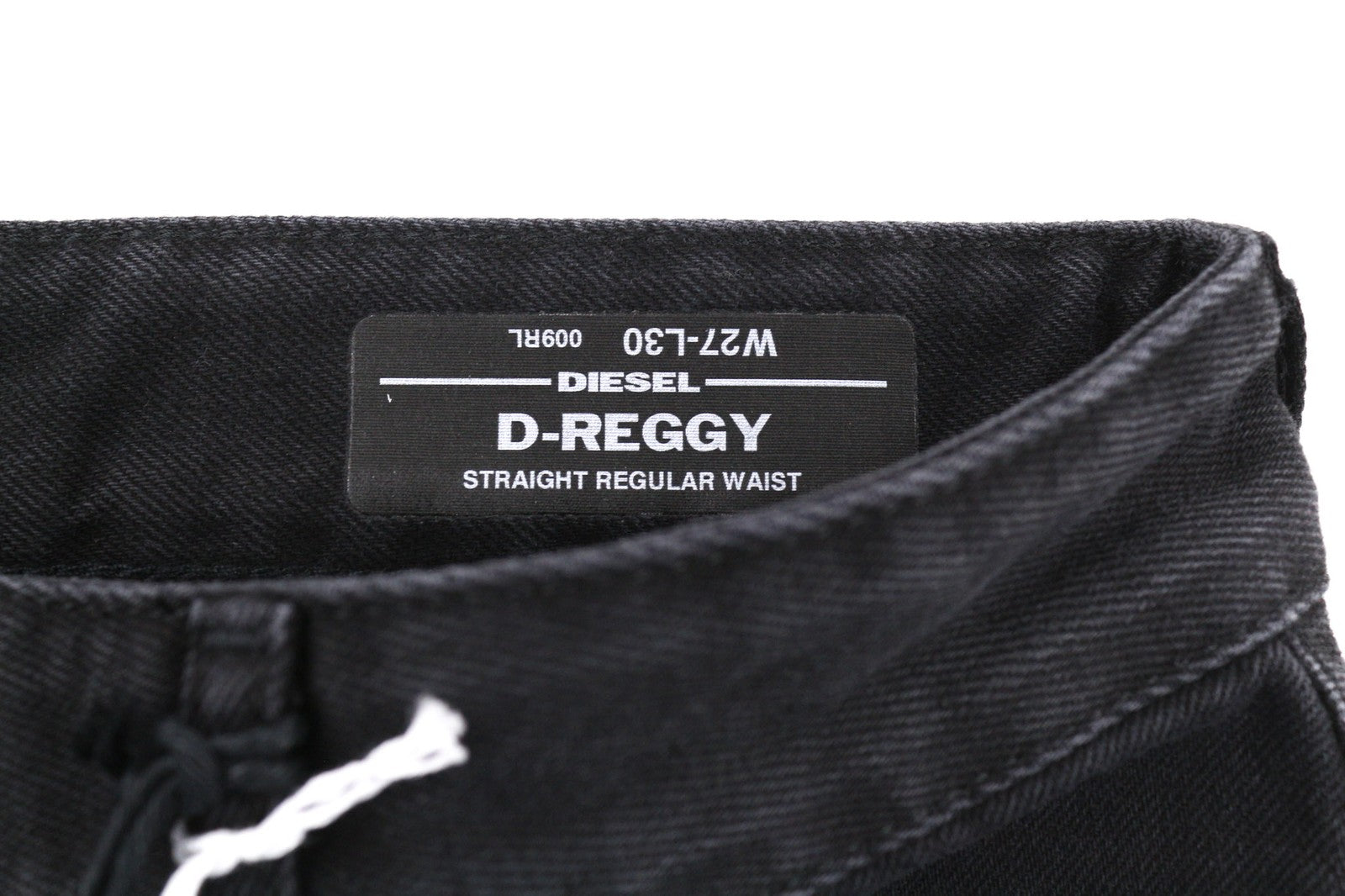 DIESEL D-Reggy 009RL Women's Jeans W27/L30 Black Straight Pure Cotton Everyday