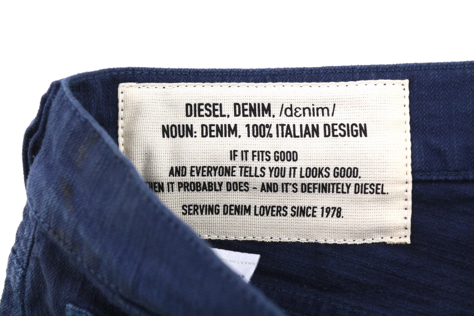 DIESEL D-Mharky-SP4 0078D Men's Jeans W32/L32 Slim Skinny Blue Stretch Denim