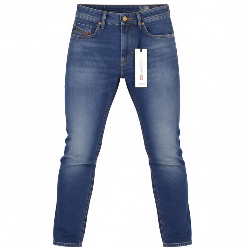 DIESEL Thommer CB-NE 0699Y Men's Jeans W26 Blue Jogg Sweat Slim Stretch Wash