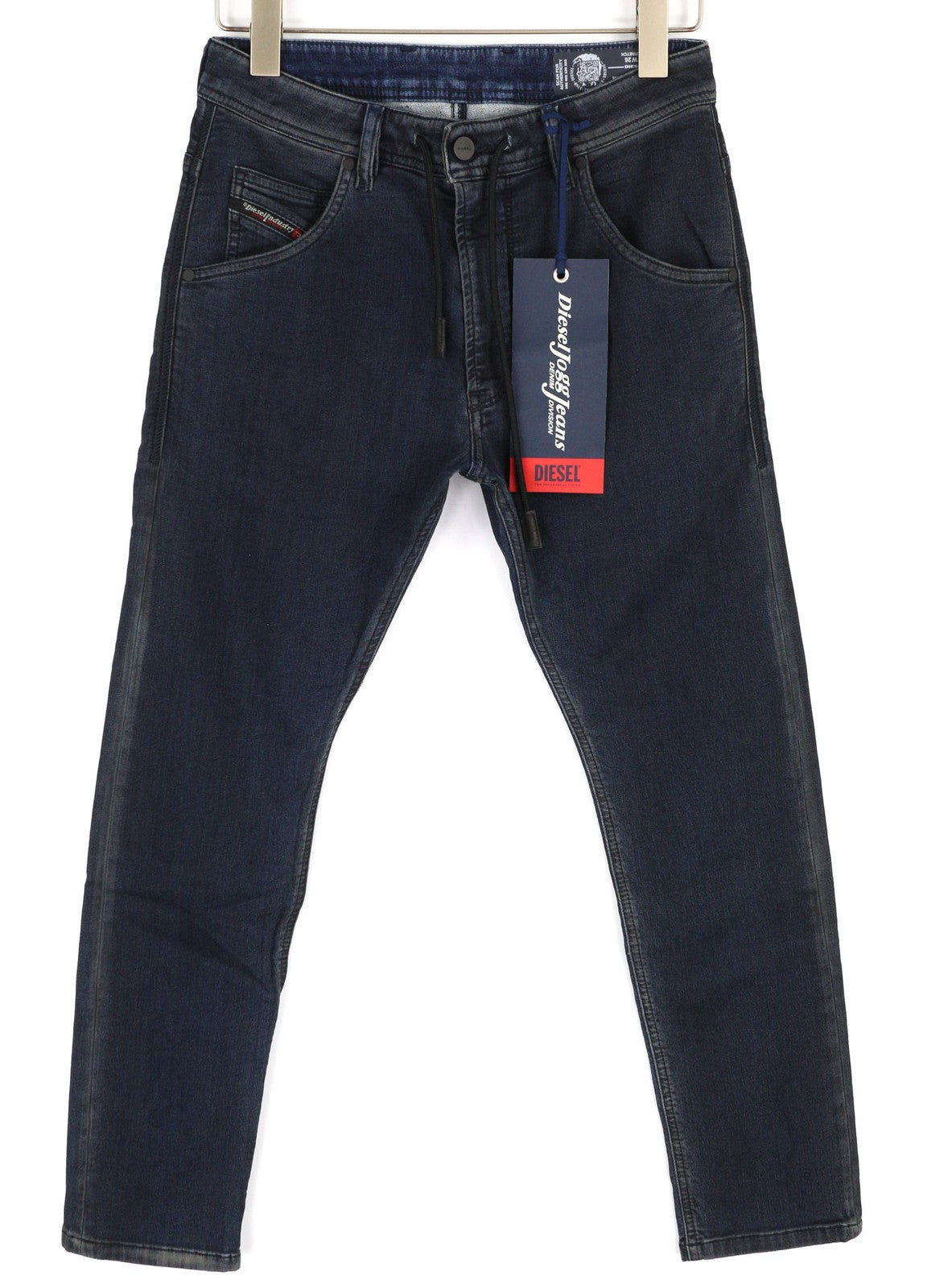 DIESEL Krooley CB-NE 069HY Men's Jeans W26 Blue Jogg Sweat Tapered Stretch