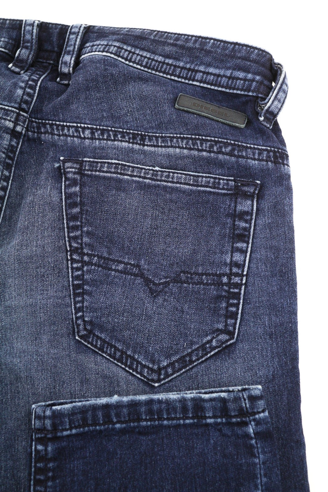 DIESEL Thommer CB-NE 0699Z Men's Jeans W28 Blue Jogg Sweat Slim Fit Stretch