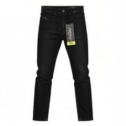 DIESEL Thommer CB-SP1-NE 0098U Men's Jeans W26 Black Coated Jogg Slim Fit