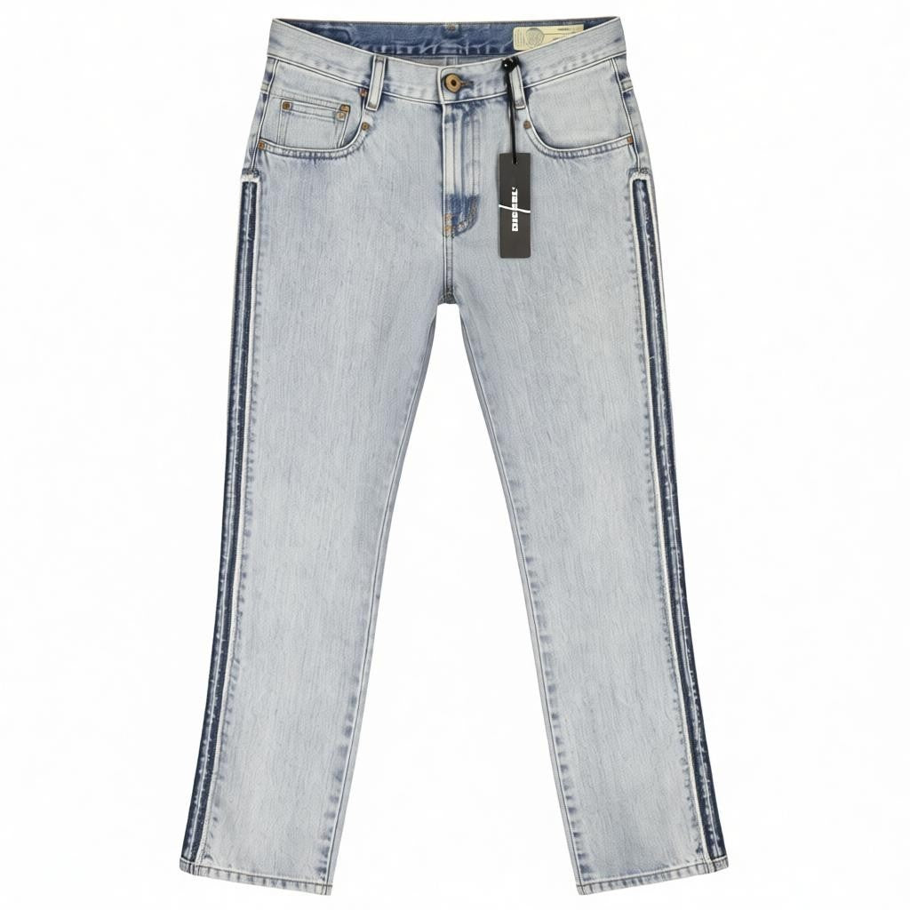 DIESEL Belthy Ankle-C 084FC Women's Jeans W24/L30 Blue Slim Straight Cotton