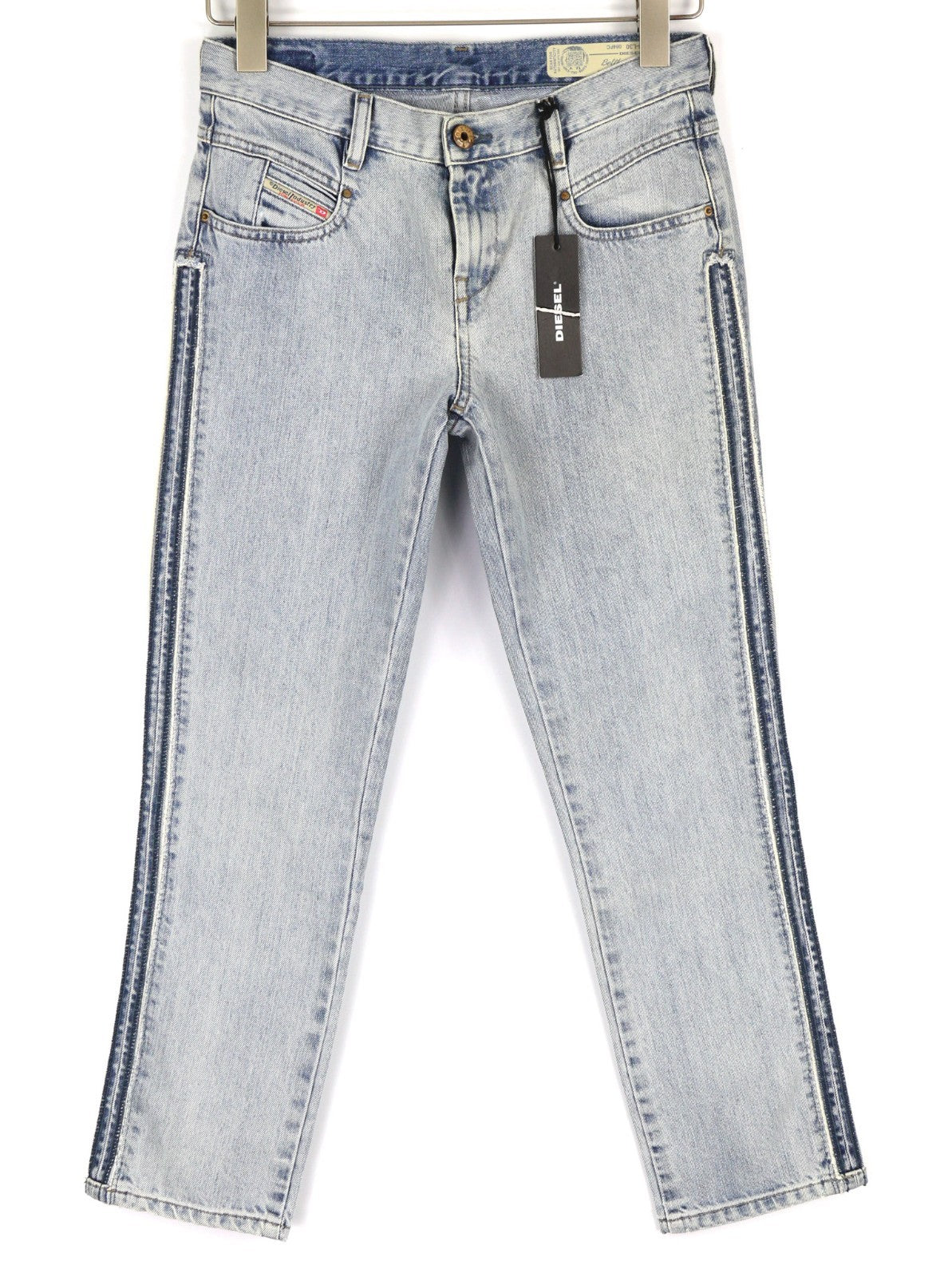 DIESEL Belthy Ankle-C 084FC Women's Jeans W24/L30 Blue Slim Straight Cotton