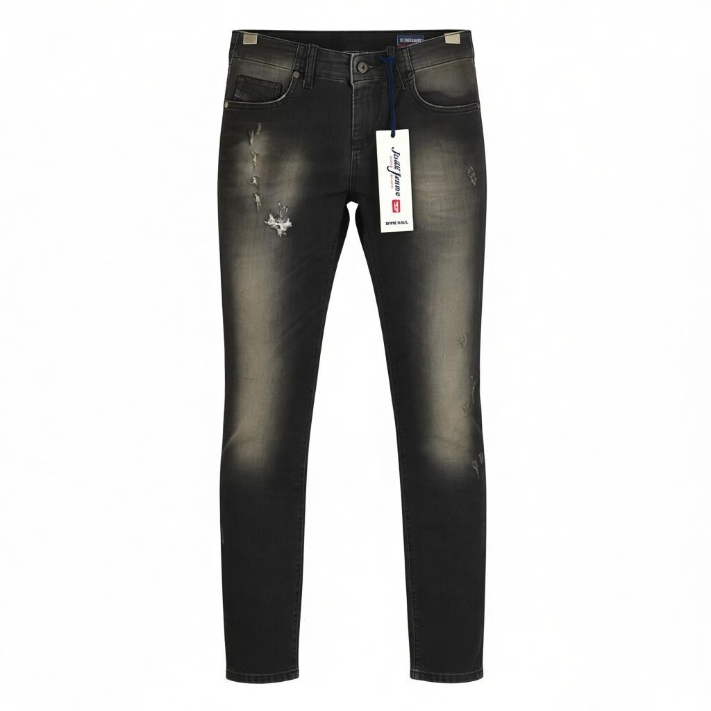 DIESEL Grupee-NE 0835B Women's Jeans W25 Black Jogg Sweat Slim Skinny Fit