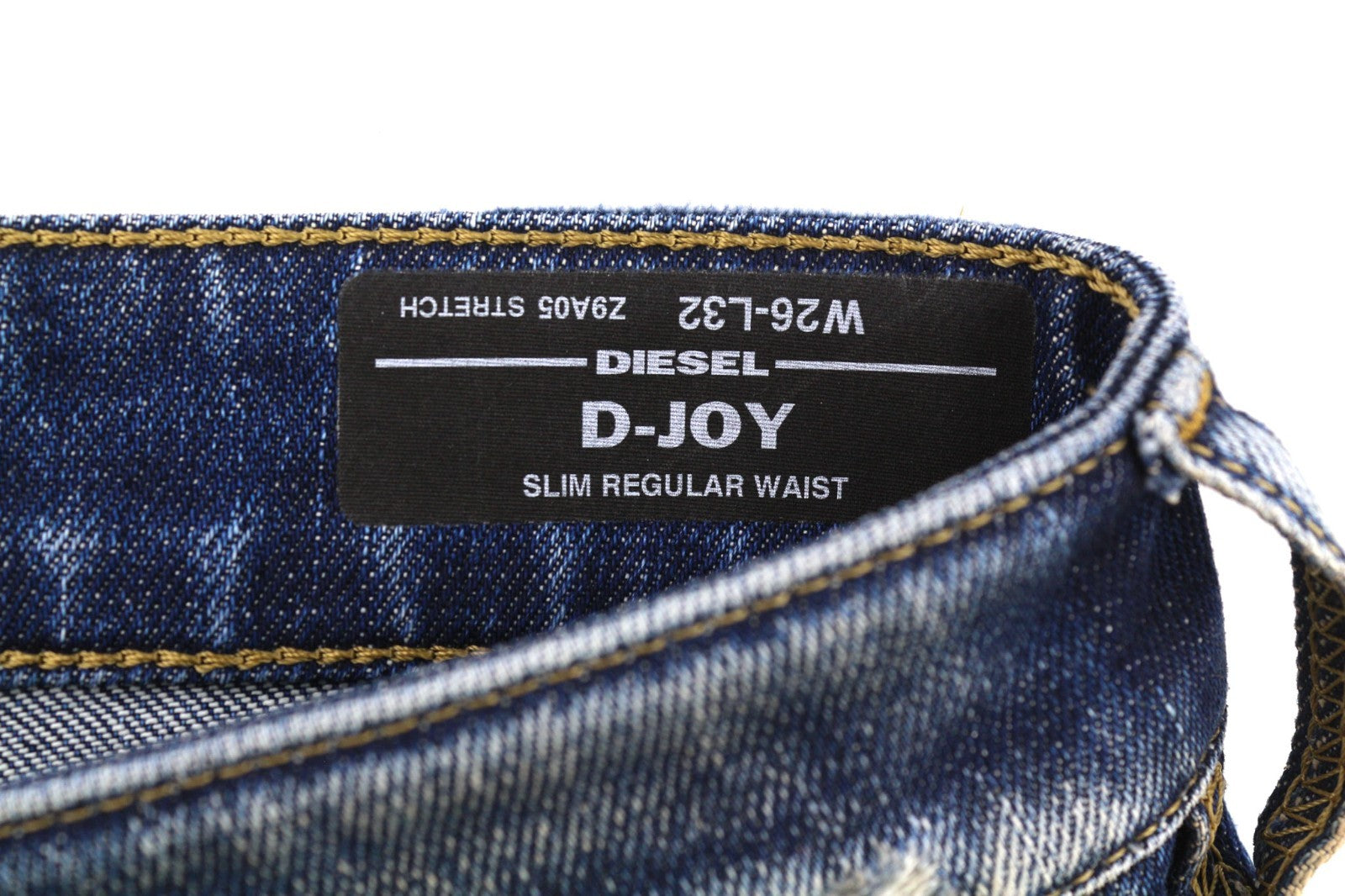 DIESEL D-Joy Z9A05 Women's Jeans W26/L32 Blue Slim Stretch Washed Five Pocket