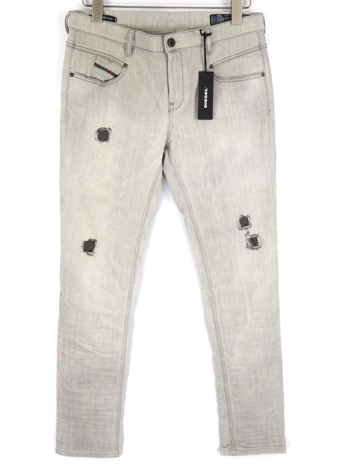 DIESEL D.N.A. Belthy 0676M Women's Jeans W28/L32 Grey Slim Straight RRP180