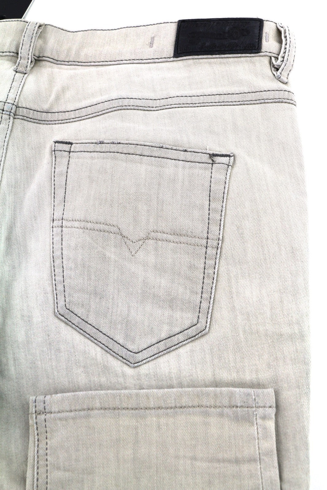 DIESEL D.N.A. Belthy 0676M Women's Jeans W28/L32 Grey Straight Slim RRP180