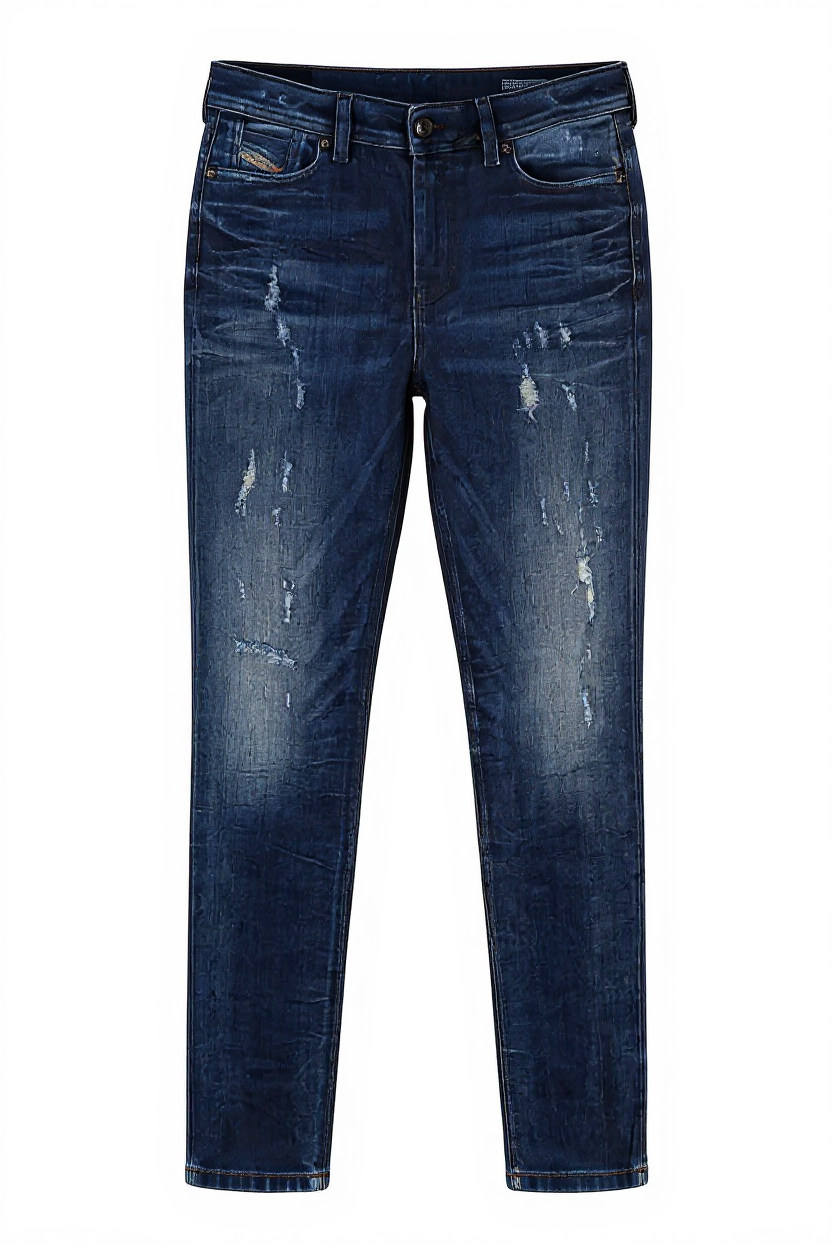 DIESEL D.N.A. Reen 0844T Women's Jeans W24/L30 Dark Blue Regular Straight Fit