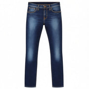 NUDIE JEANS Tube Kelly Men's W28/L34 Recycle Indigo Wash Zip Fly Blue Denim