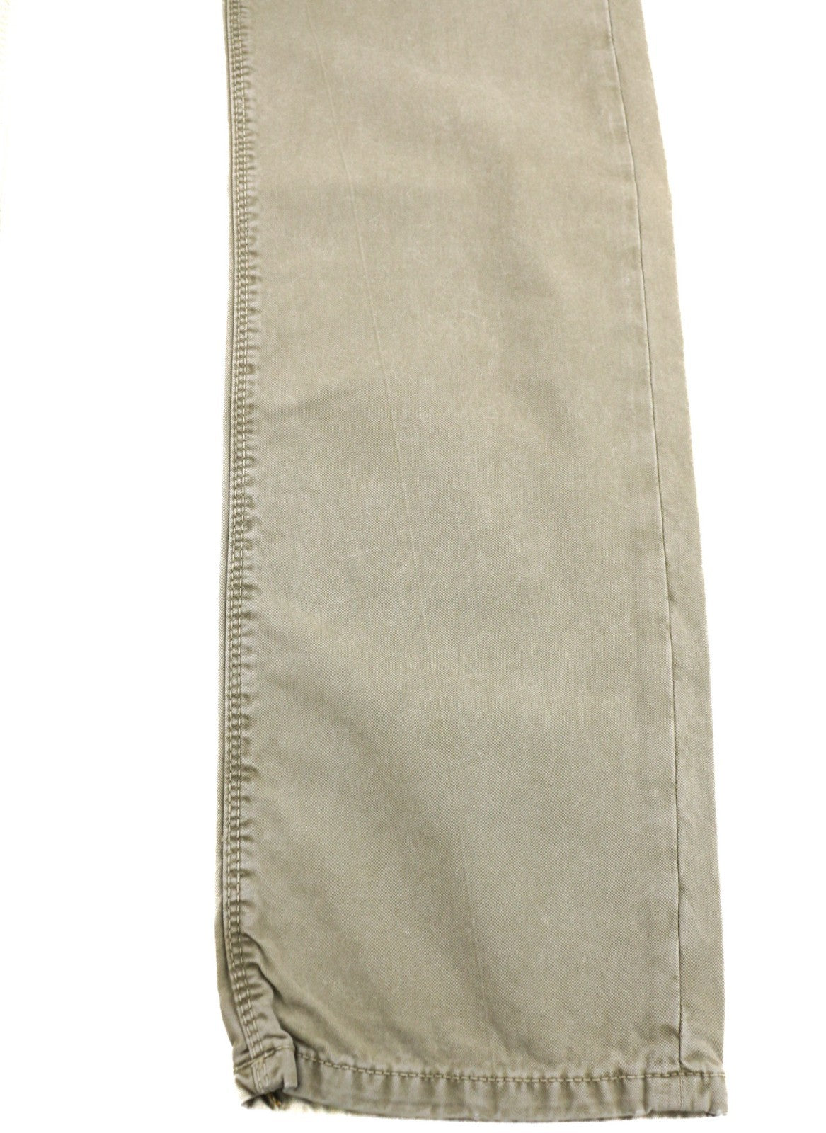NUDIE JEANS Khaki Regular Men's W28/L32 Mid Beige Logo Chino Buttoned Pockets