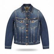 NUDIE JEANS Perry Men's Jacket XS Excellent Organic Blue Washed Denim