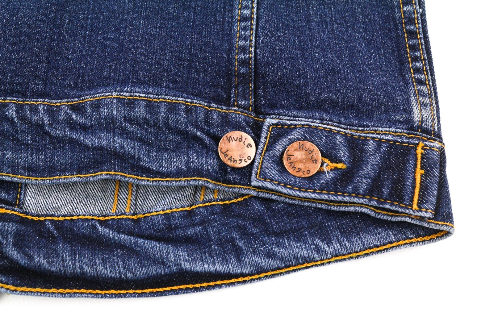 NUDIE JEANS Perry Men's Jacket XS Excellent Organic Blue Washed Denim