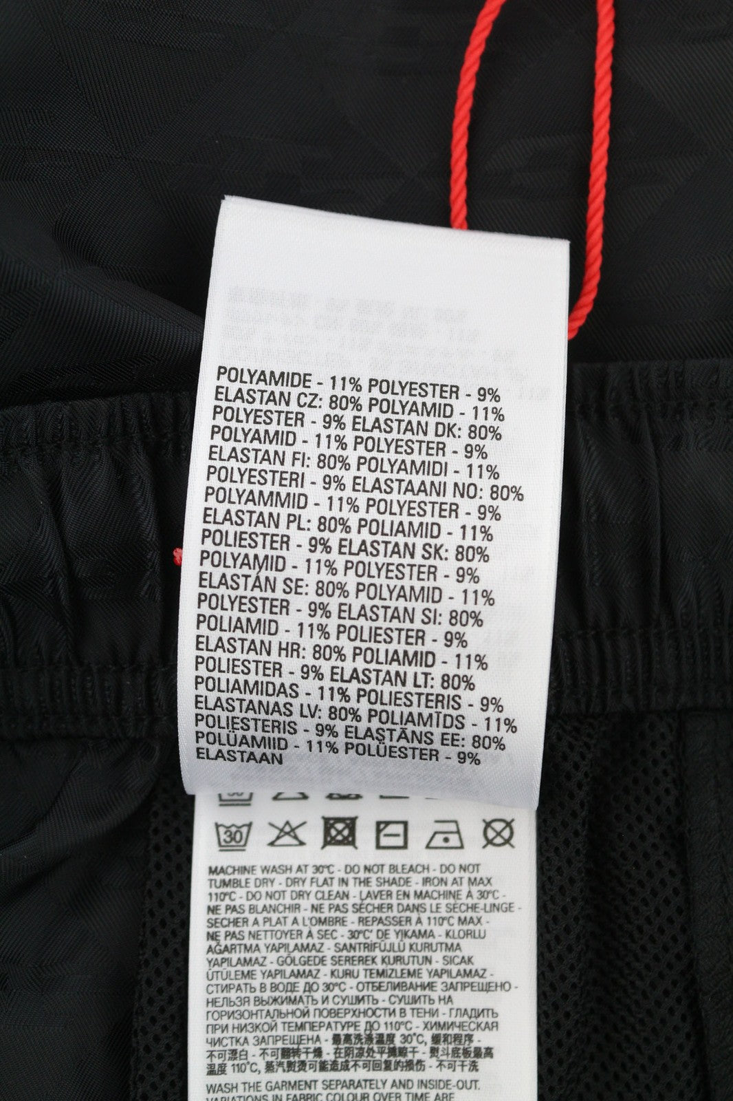 DIESEL AMWB-Stouk-HT08 Men's Shorts M 55DSL Sport Black Elastic Waist Logo