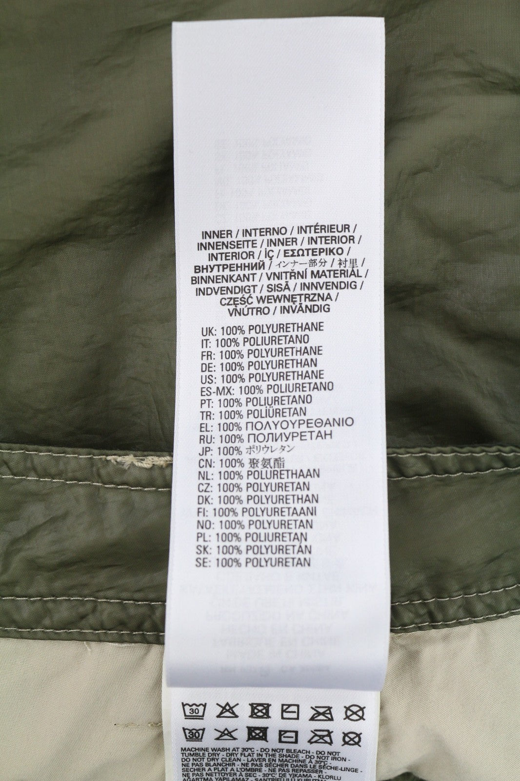 DIESEL O-Kylie-A Women's Skirt W26 Military Green Mini Patch Pocket Zip RRP195